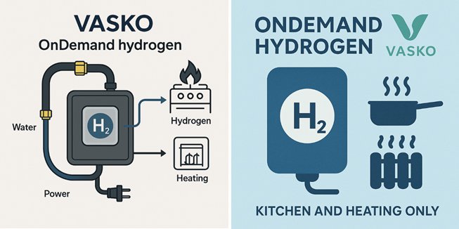 Hydrogen for Cooking
